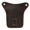 Vintage leather waist bag, crazy horse skin leg bag, casual outdoor mobile phone bag 