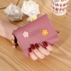 Women's Wallet Short Creative Fashion Wallet Student Buckle Zero Wallet 