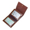 True pickup bag, women's short style, three fold short clip, buckle, zero wallet, vintage driver's license wallet 