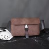 Retro frosted chest bag, men's trendy and fashionable shoulder bag, casual crossbody bag, backpack, men's waist bag 