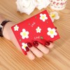 Women's Wallet Short Creative Fashion Wallet Print Buckle Zero Wallet 