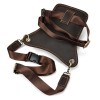 Vintage leather waist bag, crazy horse skin leg bag, casual outdoor mobile phone bag 