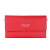 Multi functional solid color fashionable and minimalist touch screen single shoulder small bag, crossbody mobile phone bag for women 