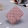 Women's Short Wallet Leather Cute Card Bag Zero Wallet Organ Sheepskin Zipper Small Lingge Women Wallet 
