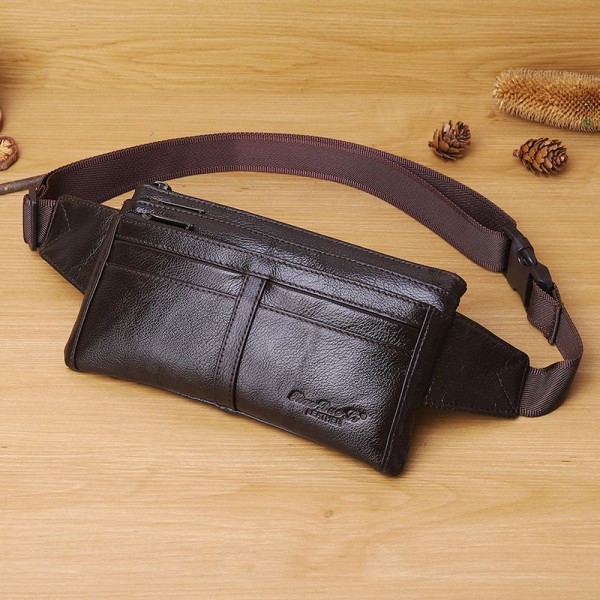 Leather waist bag mu...