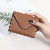 Genuine leather short style 30% discount small women's wallet minimalist organ card bag mini cowhide buckle handbag 