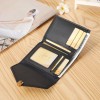 Women's Wallet Small 30% Discount Short Fashion Leather Bag Handheld Bag Multi Card Card Bag Multi functional Wallet 