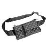 Personalized new trendy plaid chest bag for couples, street shoulder bag, waist bag, mobile phone bag 