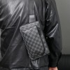 Checkered chest bag, street shoulder bag, men's waist bag, trendy brand, fashionable men's bag, versatile crossbody chest bag 