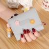 Women's Wallet Short Creative Fashion Wallet Student Buckle Zero Wallet 
