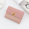 Women's Wallet Short, Large Capacity Women's Wallet Student Small Card Bag Zero Wallet 