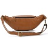 Vintage Leather Waist Bag men's oil wax leather chest bag leisure out messenger bag head leather multifunctional men's bag 