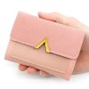 Women's Wallet Short, Large Capacity Women's Wallet Student Small Card Bag Zero Wallet 