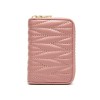 Card Bag Women's Organ Card Bag Pure Leather Pleated Sheepskin Small and Cute Zero Wallet Women's Genuine Leather Wallet 