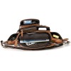 Vintage Leather Waist Bag men's oil wax leather chest bag leisure out messenger bag head leather multifunctional men's bag 
