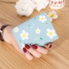 Women's Wallet Short Creative Fashion Wallet Print Buckle Zero Wallet 