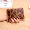 Women's Long Card Bag Ultra thin Card Clip Zipper Zero Wallet Genuine Leather Horse Hair Wallet Card Cover Wallet 