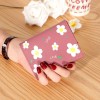 Women's Wallet Short Creative Fashion Wallet Print Buckle Zero Wallet 