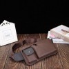 Single Shoulder Men's Chest Bag Crossbody Sports Small Bag Crazy Horse Skin Casual Waist Bag 