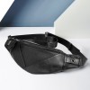 Men's chest bag, casual patchwork waist bag, men's fashionable back backpack, waterproof shoulder bag 