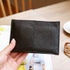 Women's zero wallet genuine leather short style simple and cute zipper top layer cowhide men's key mini key bag 