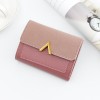 Women's Wallet Short, Large Capacity Women's Wallet Student Small Card Bag Zero Wallet 