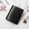 True pickup bag, women's short style, three fold short clip, buckle, zero wallet, vintage driver's license wallet 