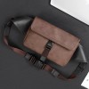 Retro frosted chest bag, men's trendy and fashionable shoulder bag, casual crossbody bag, backpack, men's waist bag 