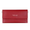 Multi functional solid color fashionable and minimalist touch screen single shoulder small bag, crossbody mobile phone bag for women 