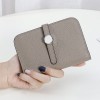 Genuine leather women's medium and short style card case, big brand zero wallet, wallet, multi slot silver bag 