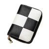 True pickup bag, women's short card clip, woven small card bag, cute mini multi slot organ, simple zero wallet 