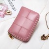 True pickup bag, women's short card clip, woven small card bag, cute mini multi slot organ, simple zero wallet 
