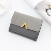 Women's Wallet Short, Large Capacity Women's Wallet Student Small Card Bag Zero Wallet 