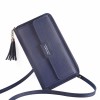 Large capacity and multifunctional solid color single shoulder small bag, fashionable and simple crossbody mobile phone bag for women 