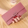 Women's Long Wallet Large Capacity Handheld Bag Multi functional Multi Card Zipper Bag Fashion Leather Clip 