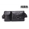 Genuine leather waist bag, men's top layer cowhide phone bag, multifunctional waist bag, crossbody chest bag 