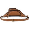 Vintage Leather Waist Bag men's oil wax leather chest bag leisure out messenger bag head leather multifunctional men's bag 
