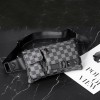 Personalized new trendy plaid chest bag for couples, street shoulder bag, waist bag, mobile phone bag 