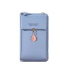 Large capacity, multifunctional, fashionable and minimalist leaf single shoulder small bag, crossbody mobile phone bag for women 