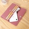 Women's Long Wallet Large Capacity Handheld Bag Multi functional Multi Card Zipper Bag Fashion Leather Clip 