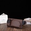 Single Shoulder Men's Chest Bag Crossbody Sports Small Bag Crazy Horse Skin Casual Waist Bag 