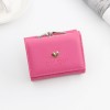 Women's Wallet Short Cartoon Cute Zero Wallet Three fold Coin Bag Women's Small Wallet 
