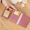 Women's Wallet Short Creative Fashion Wallet Print Buckle Zero Wallet 
