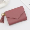 Women's Wallet Short Fashionable Handheld Bag Large Capacity Little Girl Zipper Bag Zero Wallet 