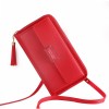 Large capacity and multifunctional solid color single shoulder small bag, fashionable and simple crossbody mobile phone bag for women 