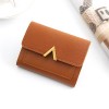 Women's Wallet Short, Large Capacity Women's Wallet Student Small Card Bag Zero Wallet 