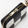 True pickup bag, women's short card clip, woven small card bag, cute mini multi slot organ, simple zero wallet 