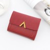Women's Wallet Short, Large Capacity Women's Wallet Student Small Card Bag Zero Wallet 