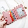 Card Bag Wallet Genuine Leather Women's Sheepskin Money Bag Card Cover Mini Small and Thin Zero Wallet Women's 