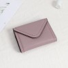 Genuine leather short style 30% discount small women's wallet minimalist organ card bag mini cowhide buckle handbag 